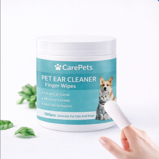 CarePets™ Ear Finger Wipes 🐾